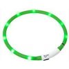 Obojok USB Visio Light LED nabíjací 70cm zelený KAR