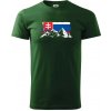 Slovenské hory - Tričko extra veľké (5-8XL) - 5XL ( Fľaškovozelená )