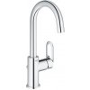 Vysoká umývadlová batéria GROHE Loop s výpusťou chróm 23763000