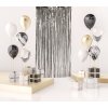 Guirca Párty záves - strieborný 100 x 200 cm