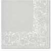 TaT servítky Elegant Tangle silver 33x33cm