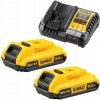 Nabíjačka DCB1104 + 2x 2Ah batéria DCB183 DeWALT DCB1104D2