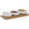 Kela Servírovacie misky Philipa 4ks porcelán bambus KL-12260