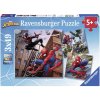 Ravensburger Puzzle Spiderman v akcii 3 x 49 dielikov