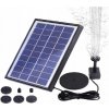 Solárna fontána do jazierka s batériou 500l/h 6W