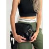 Čierna crossbody kabelka Laura Biaggi DX-KB77-blackMAT