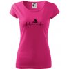 EKG stolný tenis - Dámske tričko Pure - 2XL ( Purpurová )