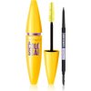 Maybelline Make-Up Set The Colossal Black riasenka pre objem 10.7 ml + Brow Ultra Slim Deep Brown automatická ceruzka na obočie 9 g kozmetická sada