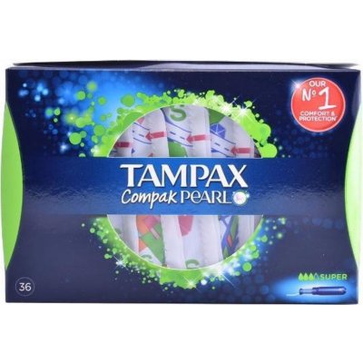 Tampax Tampóny Super Pearl Compak 36 ks