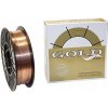 Zvárací drôt Gold G3Si1 (SG2) priemer 0.8 mm, plastová cievka 5 kg