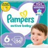 Plienky Pampers Active Baby Veľkosť 6, 56 ks