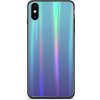 Púzdro RAINBOW GLASS CASE pre HUAWEI HONOR 8X - modré