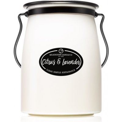 Milkhouse Candle Co. Creamery Citrus & Lavender vonná sviečka Butter Jar 624 g