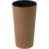 LAMELA, kvetináč LILIA ECO DLUTO – vrúbok O 19 cm, výška 36,4 cm, natur