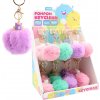 Kľúčenka /Prívesok JUNIOR PomPom (mix pastelových farieb)