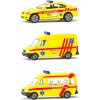 SIKU Kovový model Set ambulancie sada 3 áut - česká verzia