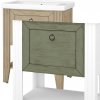 Dreja Skrinka pod umývadlo ANTIK SUPZ 70 - L01 Biela vysoký lesk / Úchytka T10 / M21 Mint mat patina