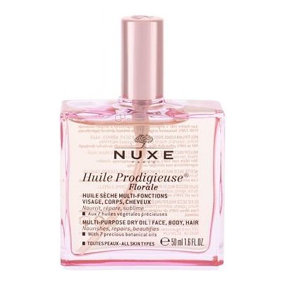 NUXE Huile Prodigieuse Florale 50 ml multifunkční zkrášlující suchý olej na obličej, tělo a vlasy pro ženy