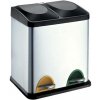 UTC Kôš na triedený odpad 30 l čierny/nerez UT0066 + záruka 3 roky zadarmo + záruka 3 roky zadarmo