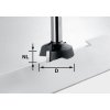 FESTOOL FESTOOL 500368 Zarovnávacia fréza S8 HW MFK