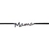 Šnúrkový minimalistický Glosery náramok s nápisom Mama, chirurgická oceľ, šnúrka 0,8mm Obvod zápästia: S 16-17 cm, Šnúrka: sivá, Prvky: čierne
