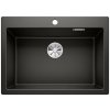 Blanco Pleon 8, silgranitový drez 700x510x220 mm, 1-komorový, čierna, BLA-525957