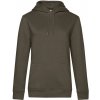 B&C Dámska mikina pre hlavu WW02Q Khaki XL