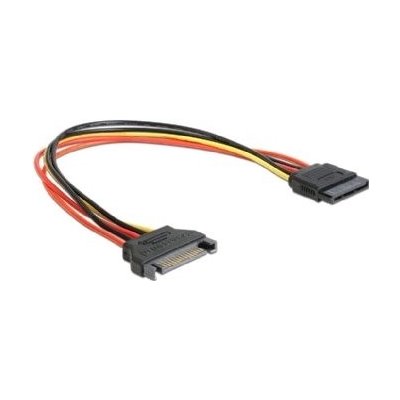 Kabel SATA prodloužení napájení, 30cm CC-SATAMF-01 - Gembird extention cable power SATA 15pin (M/F) 30 cm CC-SATAMF-01