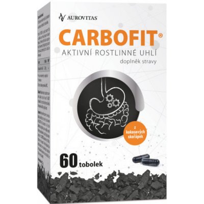 DACOM PHARMA Carbofit 60 rastlinných kapsúl