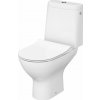 Cersanit Colour kompaktné wc s voľne opadajúcou doskou s vírivým splachovaním biela K103-050