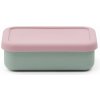 Ružový/tyrkysovomodrý silikónový detský desiatový box Lili – Kave Home