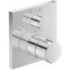 Duravit C.1 - Sprchová termostatická batéria pod omietku, na 2 spotrebiče, chróm C14200013010