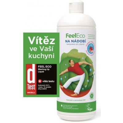 Feel Eco prípravok na umývanie riadu s vôňou maliny 1 l