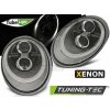 Tuning-tec XENÓNOVÉ SVETLOMETY RUBOVÉ LIGHT SILVER pasujú na PORSCHE 911 (997) 04-09