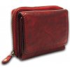 Kožená dámska peňaženka Pelle malá červená