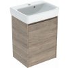 Geberit Selnova Square umývadlo so skrinkou 50 cm orech 504.130.JR.1