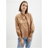 Svetlohnedá dámska saténová blúzka ORSAY 36