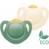 Latexový cumlík NUK For Nature 6-18 m 2 ks box zelená
