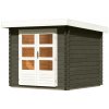 KARIBU HOLZTECHNIK Drevený domček KARIBU BASTRUP 2 (38752) terragrau LG2847