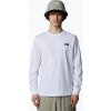 Pánske tričko Longsleeve The North Face Box Nse Tee tnf white