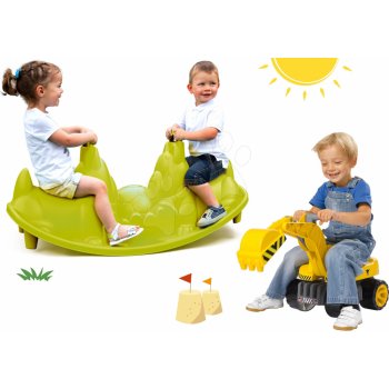 Smoby Set hojdačka Tuleň obojstrannás vodotryskom a bager so sedadlom Maxi  Power od 65,99 € - Heureka.sk