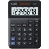 Casio Kalkulačka MS 8 F, čierna, stolová s výpočtom DPH, osemmiestna