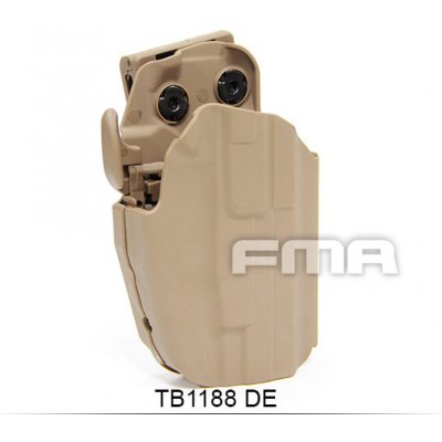 FMA opaskové GLS5 holster GLOCK/M&P 9/MP9 a CZ P-07/09/10 pouštní
