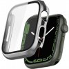 AppleKing pokovené ochranné puzdro s tvrdeným sklom pre Apple Watch 45 mm - strieborné - možnosť vrátiť tovar ZADARMO do 30tich dní