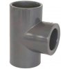 Aquaram PVC tvarovka - T-kus 90° redukovaný 40 x 20 mm, DN=40/20 mm, d=50 mm, lepenie / lepenie 0217604020