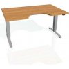 Pracovný stôl Motion Ergo, ZO, 3S, 160x61-128x90 cm, jelša/sivá - 1 kus - 1 KS - základné - 60 mesiacov - elektrický polohovateľný - stôl - 90 cm - Hobis - Motion Ergo - 160 cm - 60,5 - 129,5 cm - jel