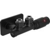 Mexen G00 termostatický rohový set s krytem S, Duplex, DN50, černý - W907-900-910-70