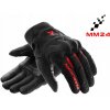 Krátke rukavice REBELHORN CORE BLACK/RED čierno-červené + DARČEK ZADARMO