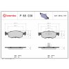Sada brzdových platničiek kotúčovej brzdy BREMBO P 68 039