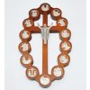 Krížová cesta: hnedá, 28 cm - DK01